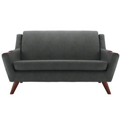 G Plan Vintage The Fifty Five Small 2 Seater Sofa Velvet Smoke